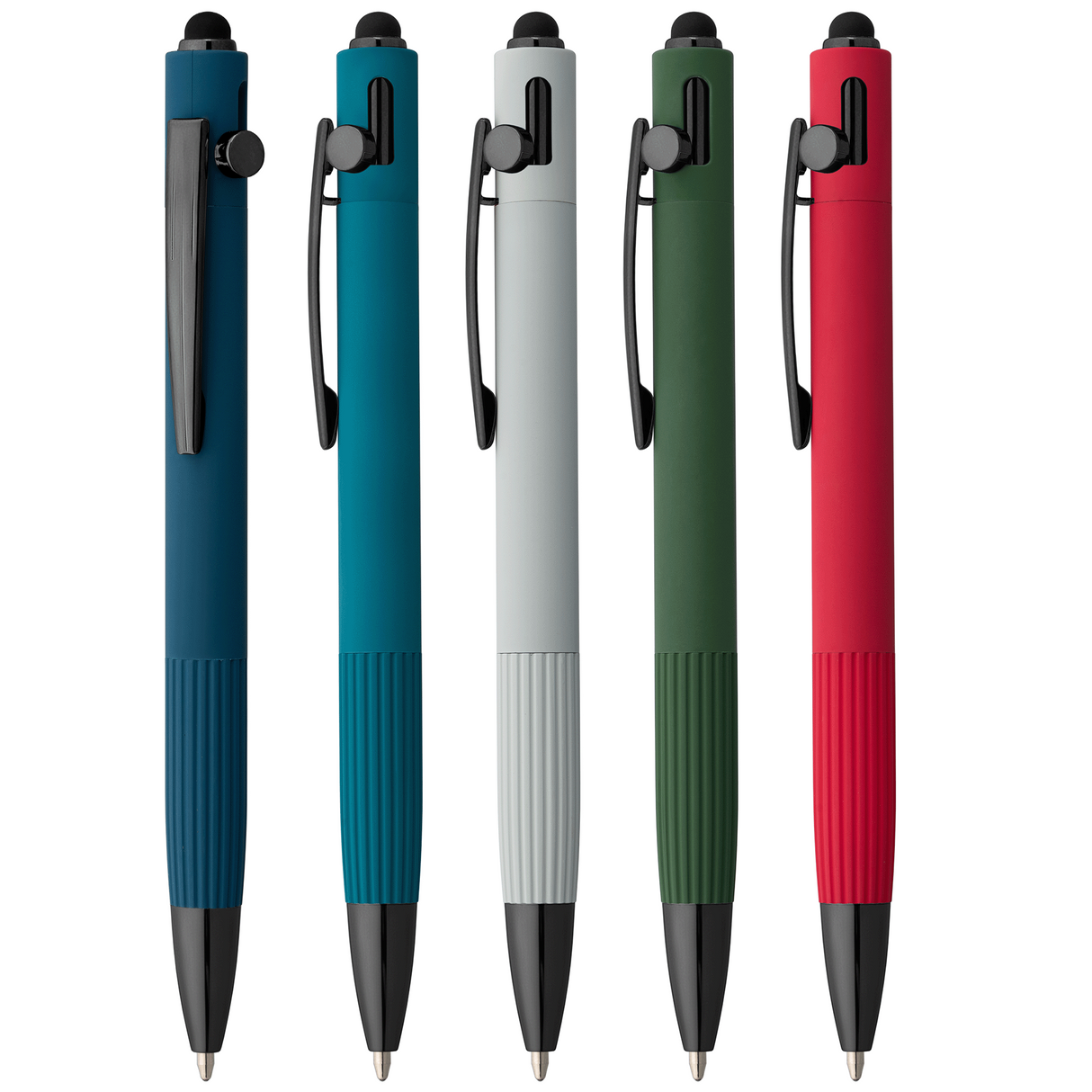 Saga Recycled Aluminum Bolt Action Stylus Pen