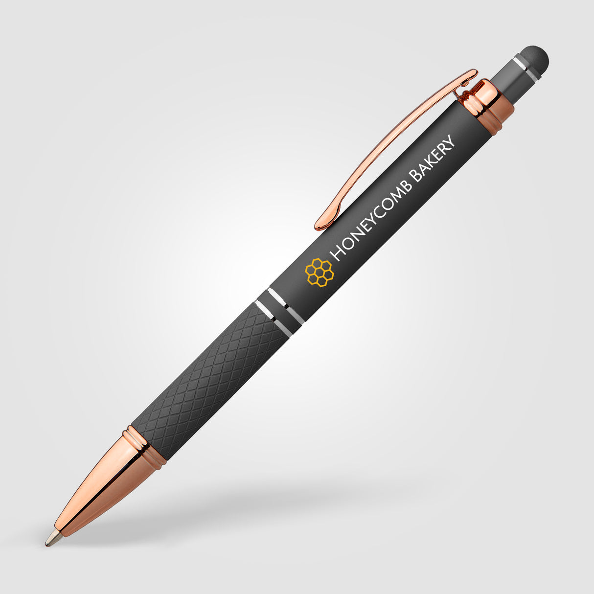 Phoenix Softy Rose Gold Metallic Pen w/ Stylus