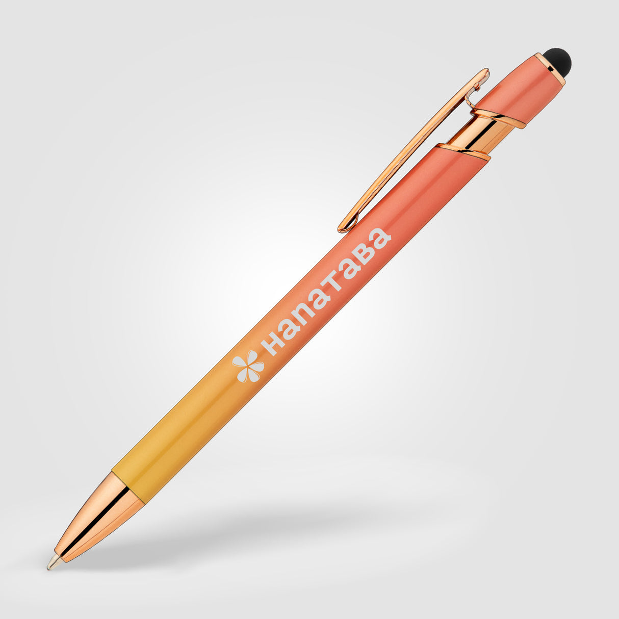 Ellipse Ombre Rose Gold Stylus Pen