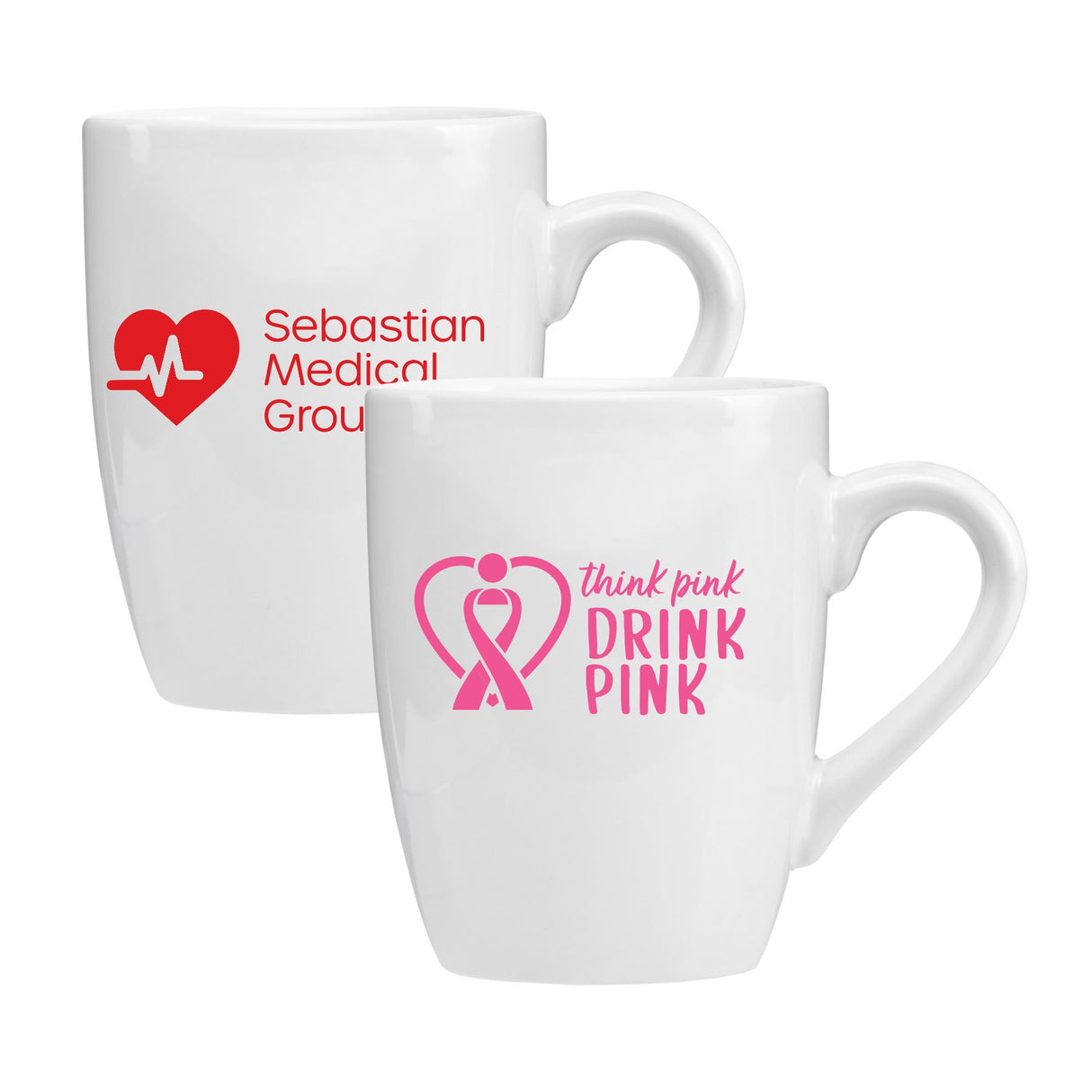 13 oz. Ceramic Bistro Mug - White