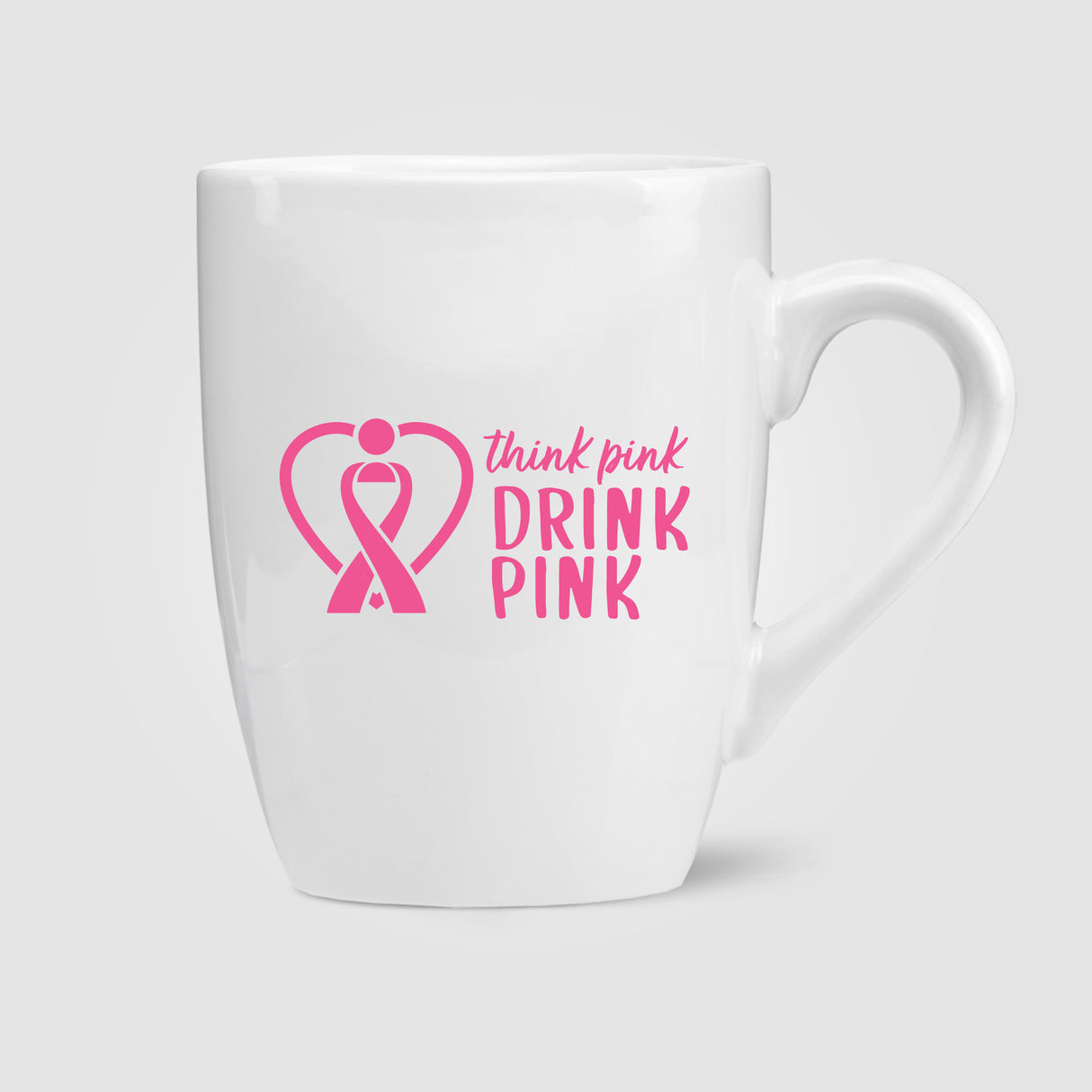 13 oz. Ceramic Bistro Mug - White