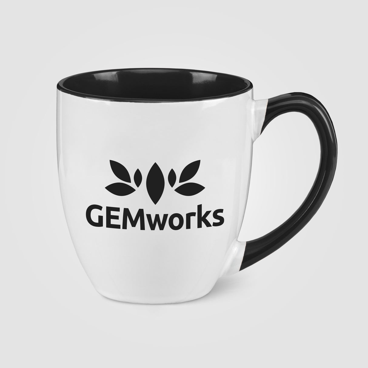 15 oz. Two-Tone Ceramic Bistro Mug