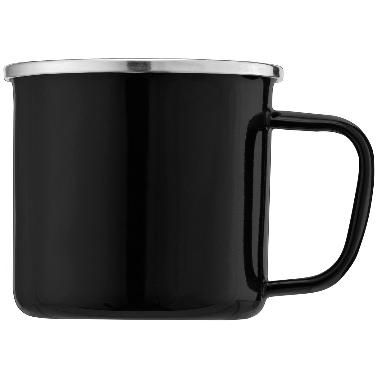 Wyoming - 13 oz. Enamel-Coated Campfire Mug with Stainless Rim