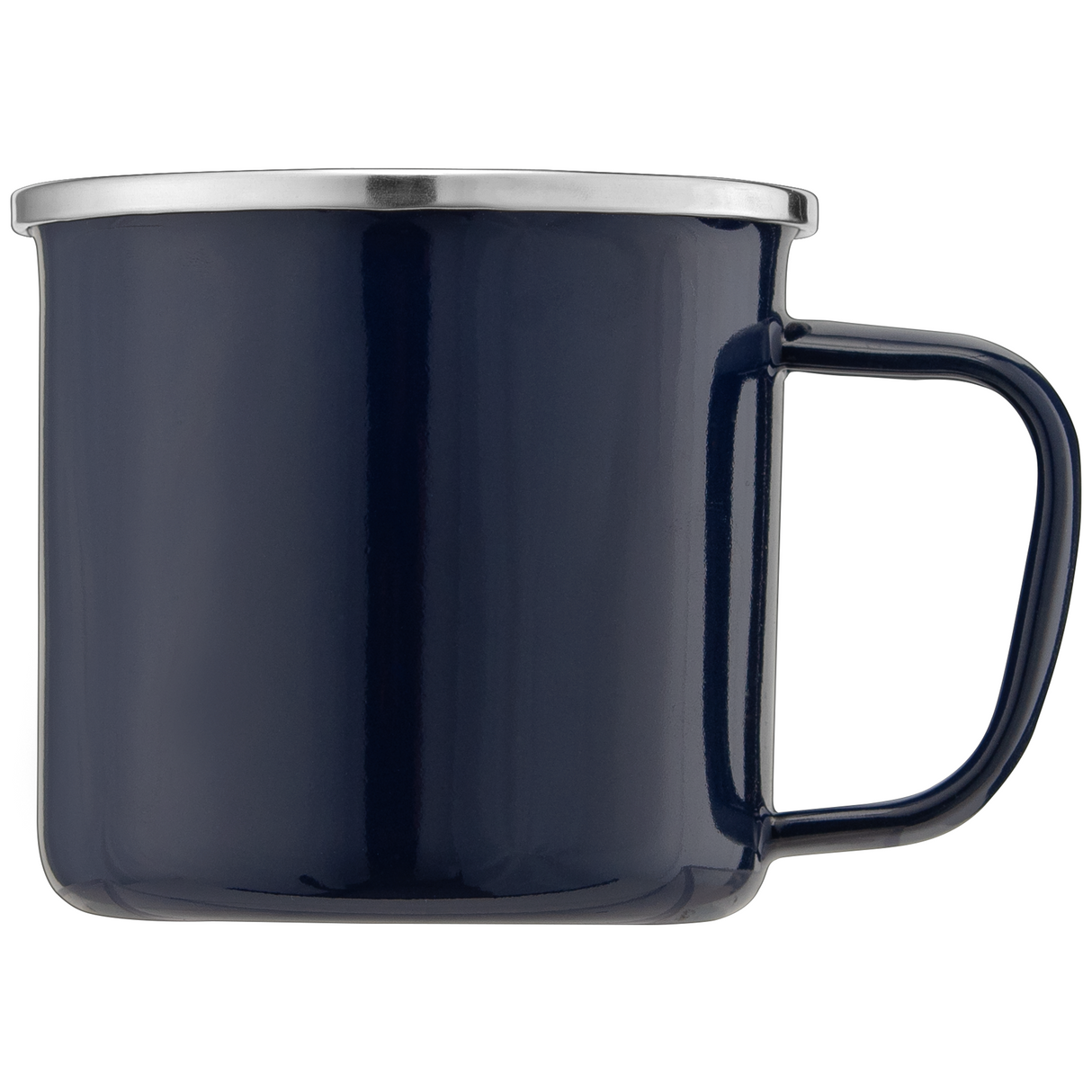 Wyoming - 13 oz. Enamel-Coated Campfire Mug with Stainless Rim