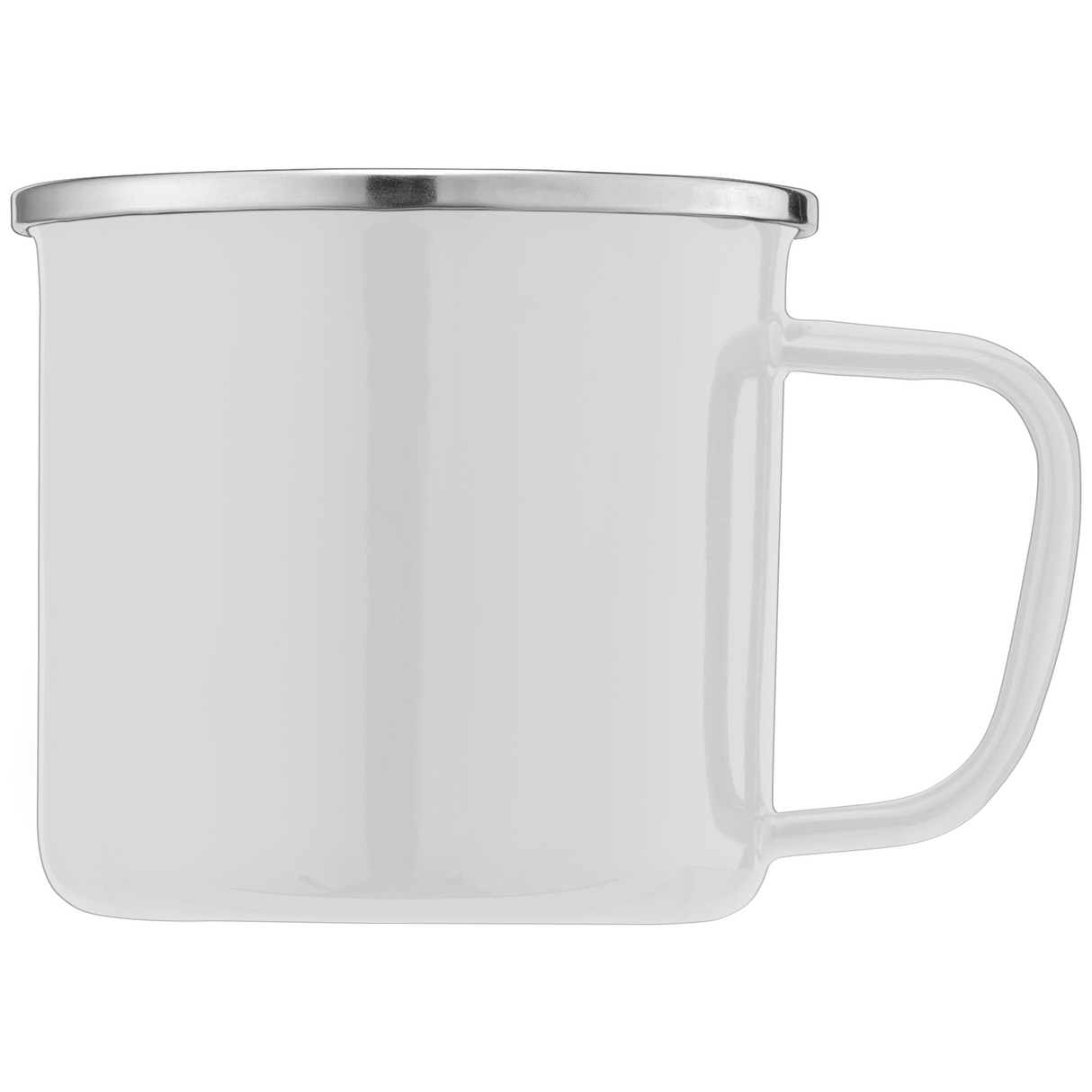 Wyoming - 13 oz. Enamel-Coated Campfire Mug with Stainless Rim