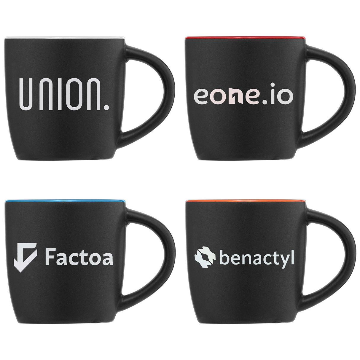 Zanzibar - 12 oz. Matte Black Ceramic Mug with ColorPop