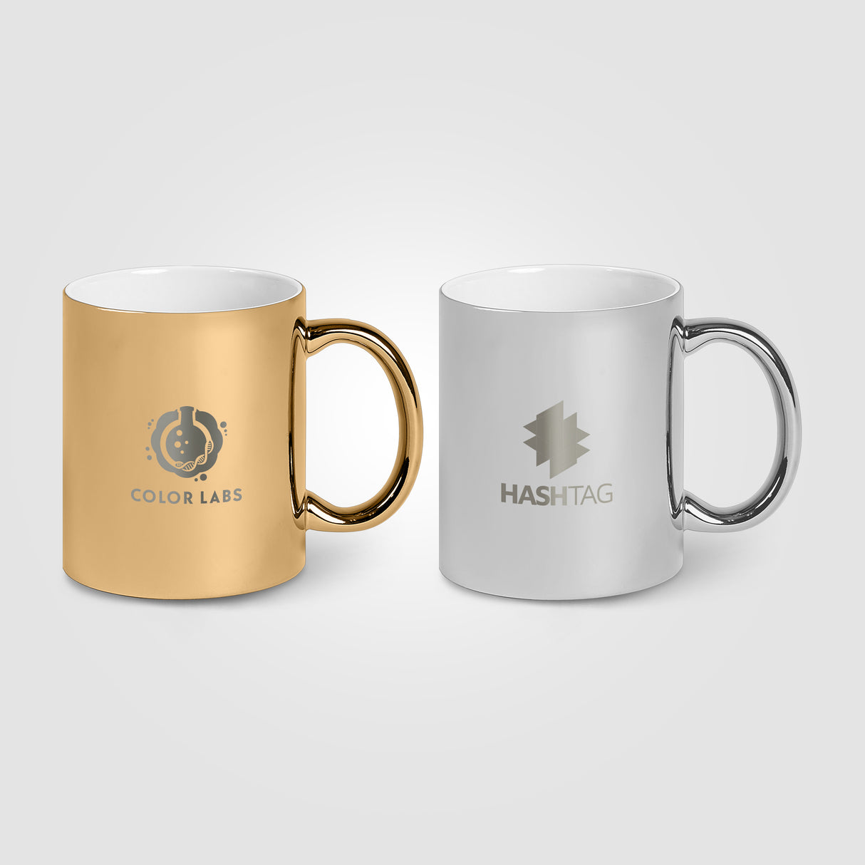 Deco - 11 oz. Metallic Ceramic Mug