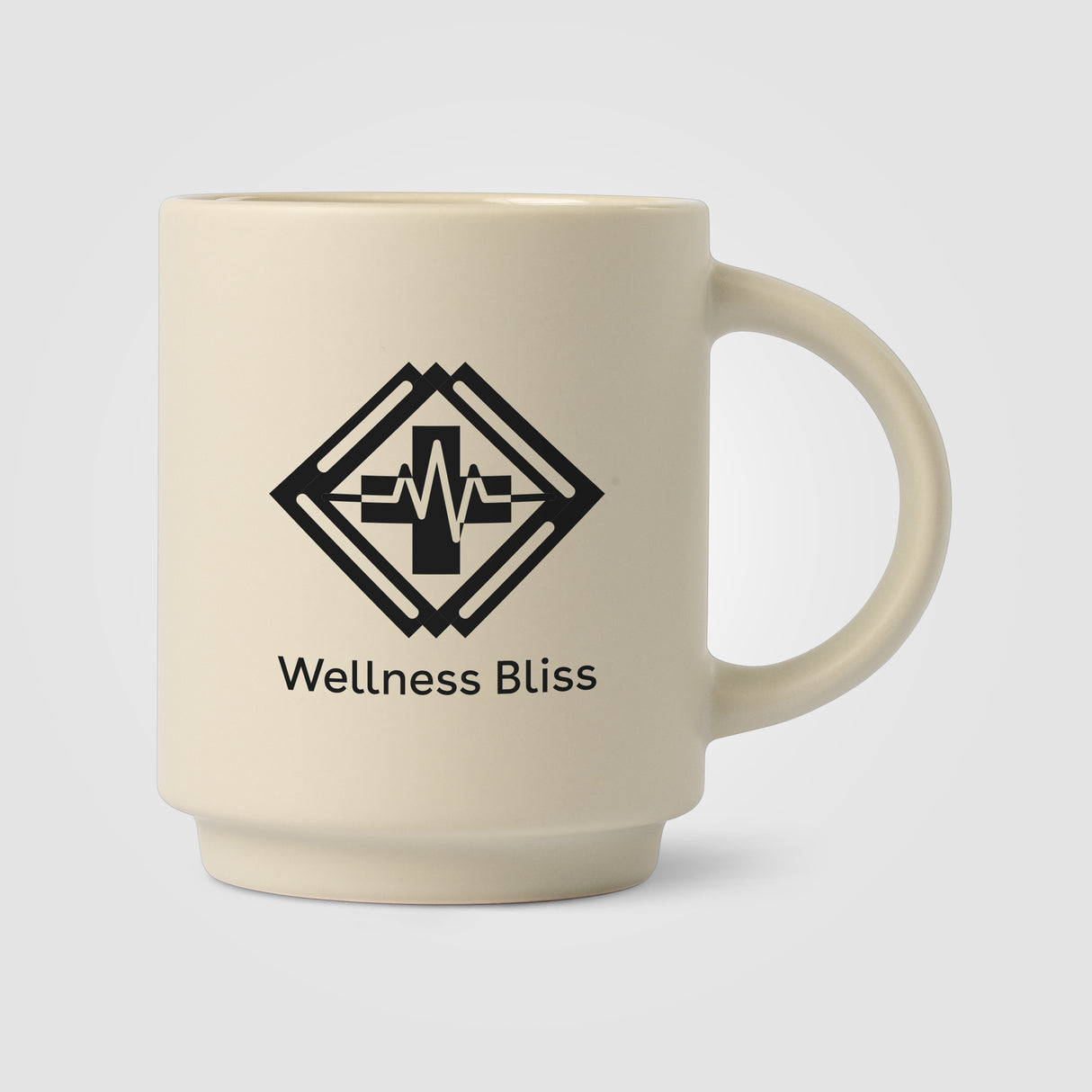 Café Duo - 11 oz. Ceramic Mug & Bamboo Board Set