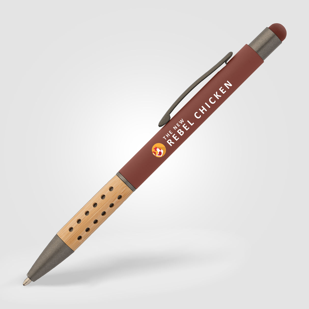 Bowie Bamboo Grip Stylus Pen