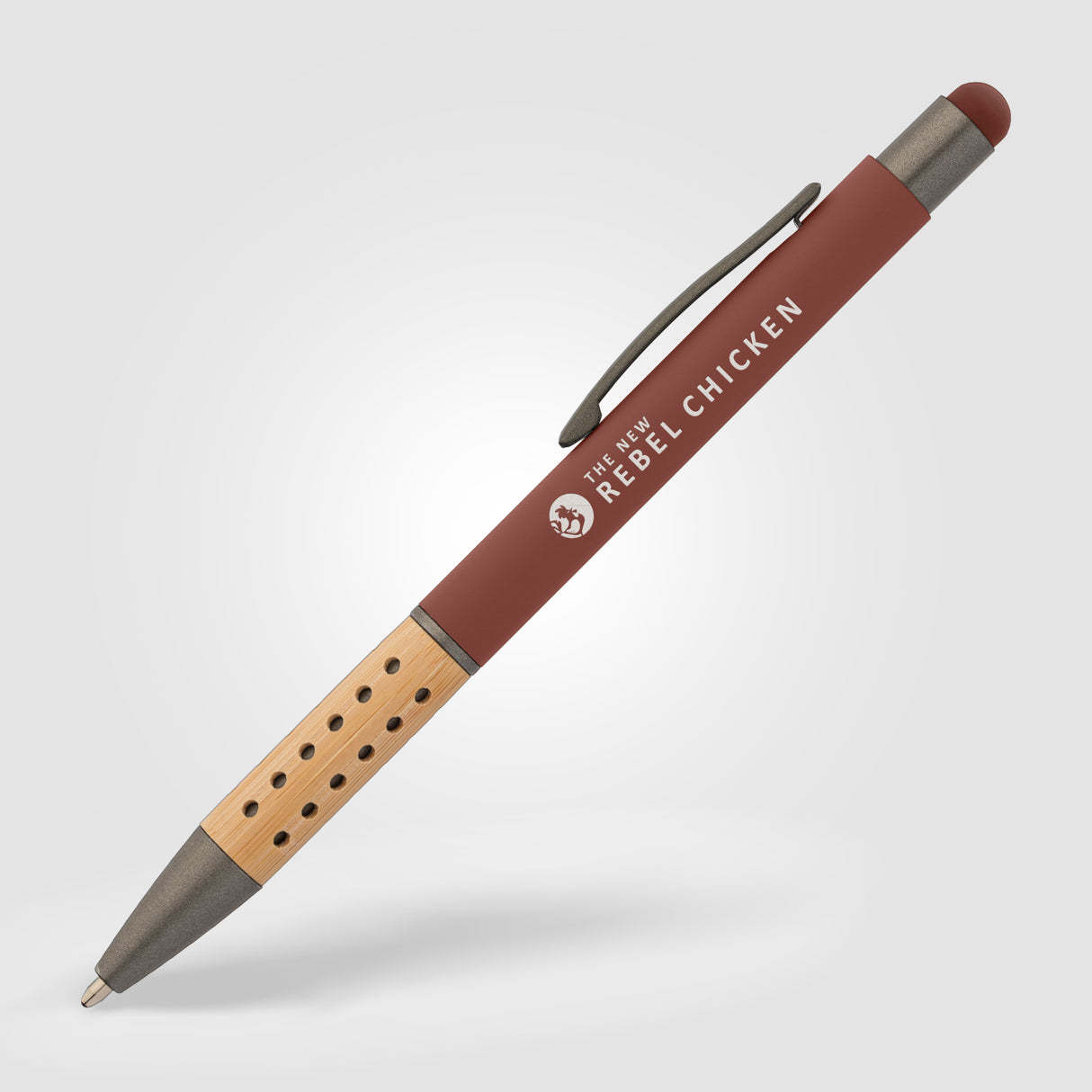 Bowie Bamboo Grip Stylus Pen
