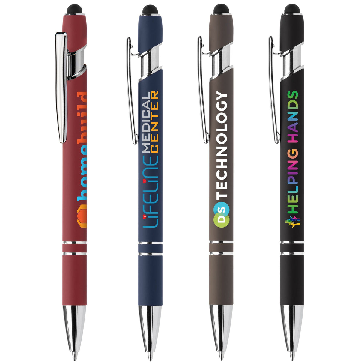 Ellipse Softy Recycled Aluminum Pen w/ Stylus + Anti-Fraud Ink