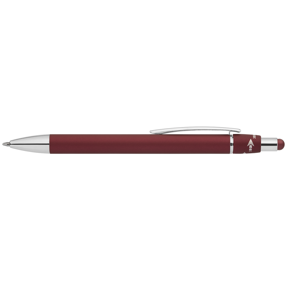 Orbit Spinner Chrome Metal Pen w/ Stylus
