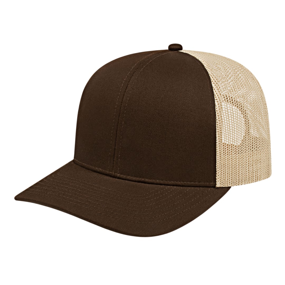 Cap America Poly/Cotton Trucker Mesh Back Cap