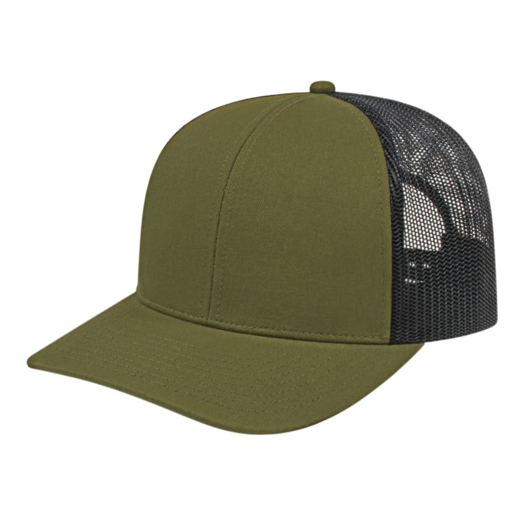 Cap America Poly/Cotton Trucker Mesh Back Cap