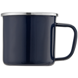 Wyoming - 13 oz. Enamel-Coated Campfire Mug with Stainless Rim