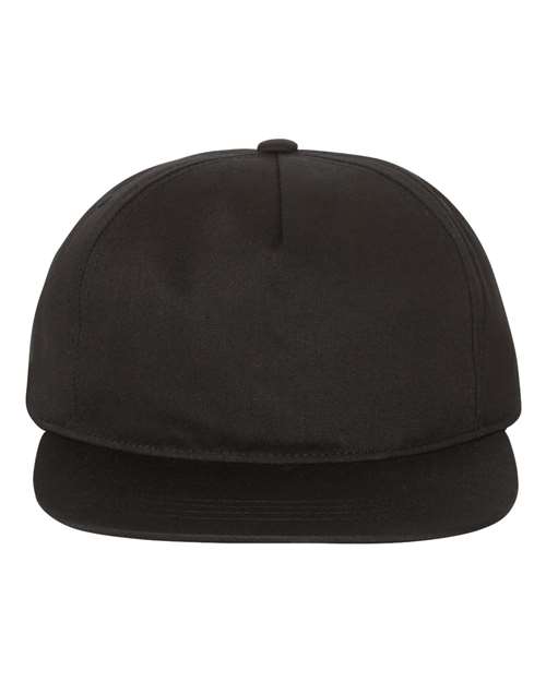 Unstructured Five-Panel Snapback Cap