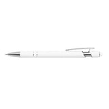 Ellipse Softy White Barrel Metal Pen w/ Stylus