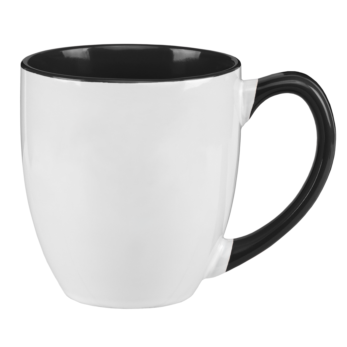 15 oz. Two-Tone Ceramic Bistro Mug