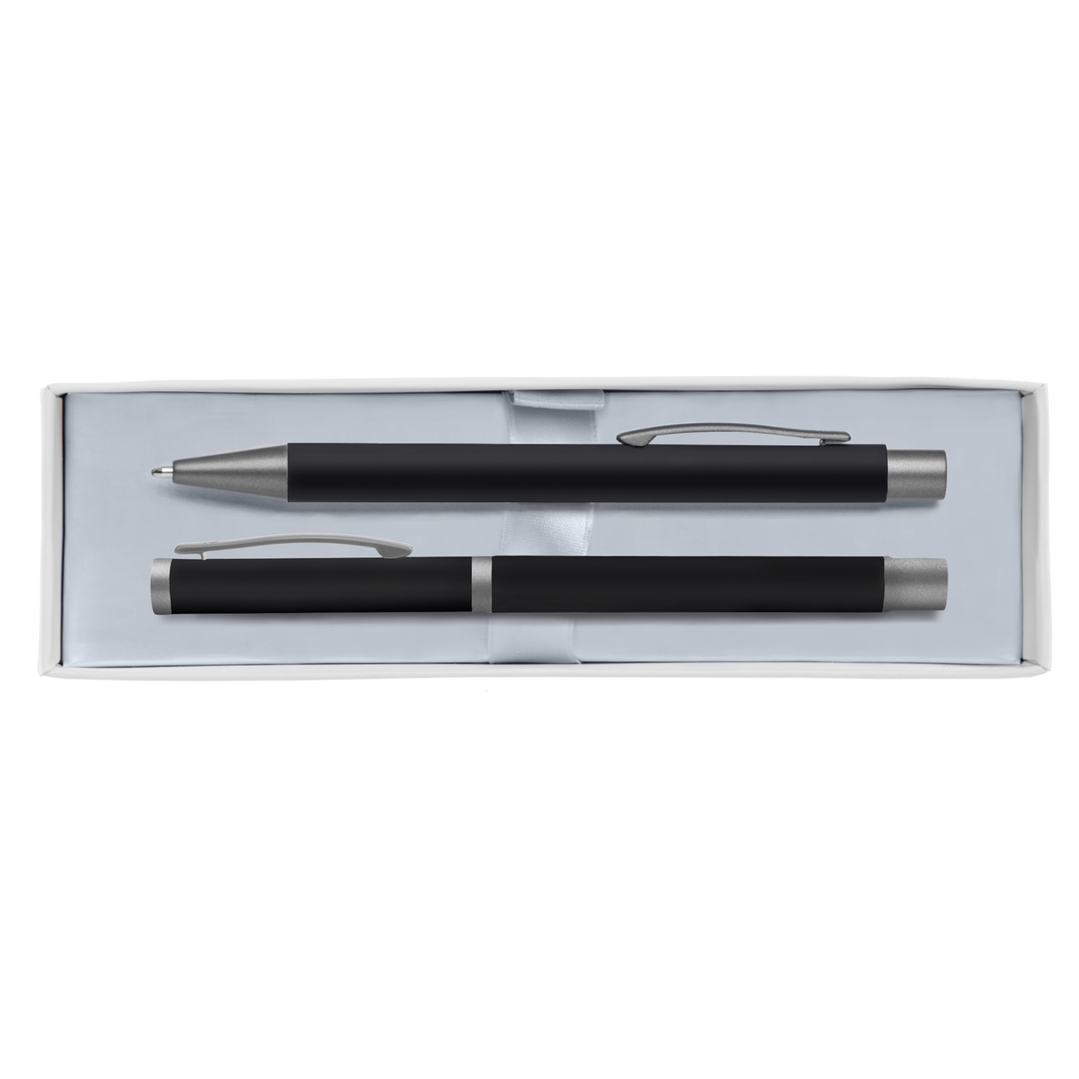 Bowie Softy Ballpoint & Rollerball Gift Set on Pens and Box