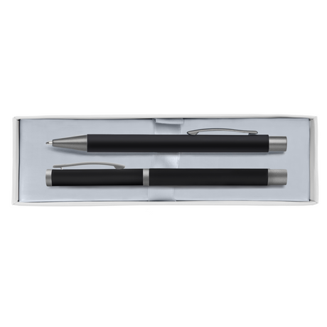Bowie Softy Ballpoint & Rollerball Gift Set on Pens and Box