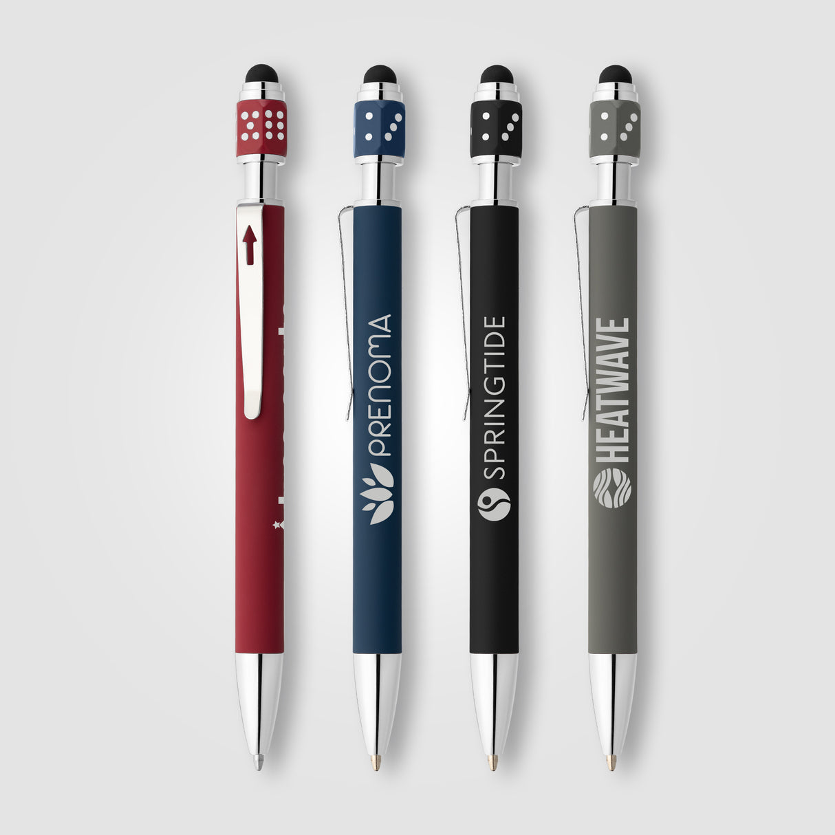 Ace Recycled Aluminum Hex-Dice Spinner Pen