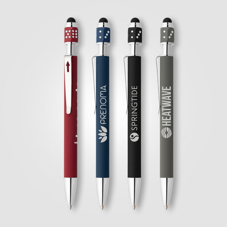 Ace Recycled Aluminum Hex-Dice Spinner Pen