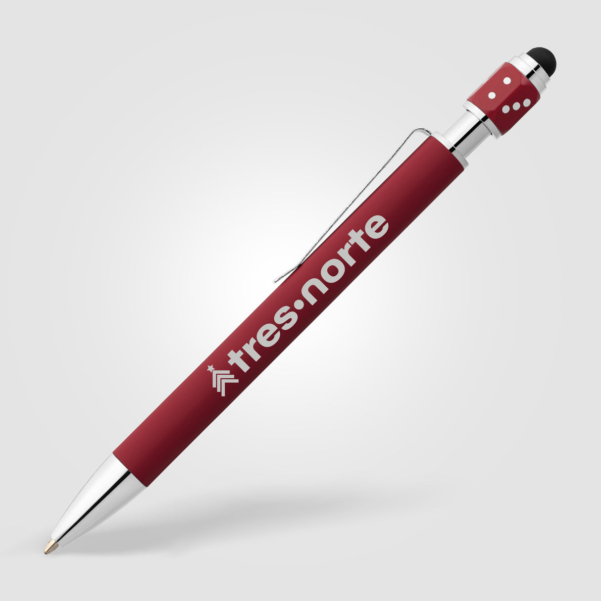 Ace Recycled Aluminum Hex-Dice Spinner Pen