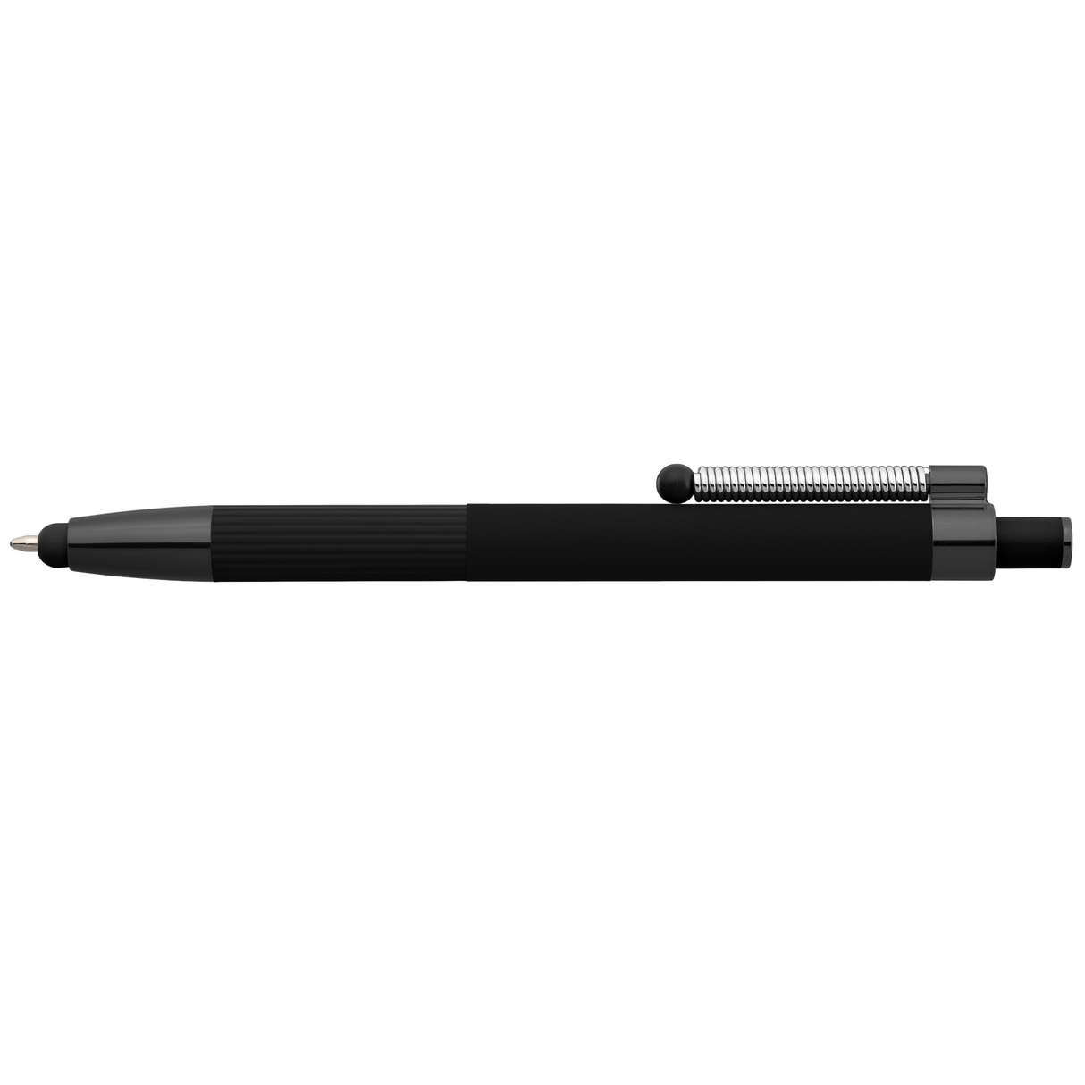 Lisbon Recycled Aluminum Monochrome Fidget  Stylus Pen