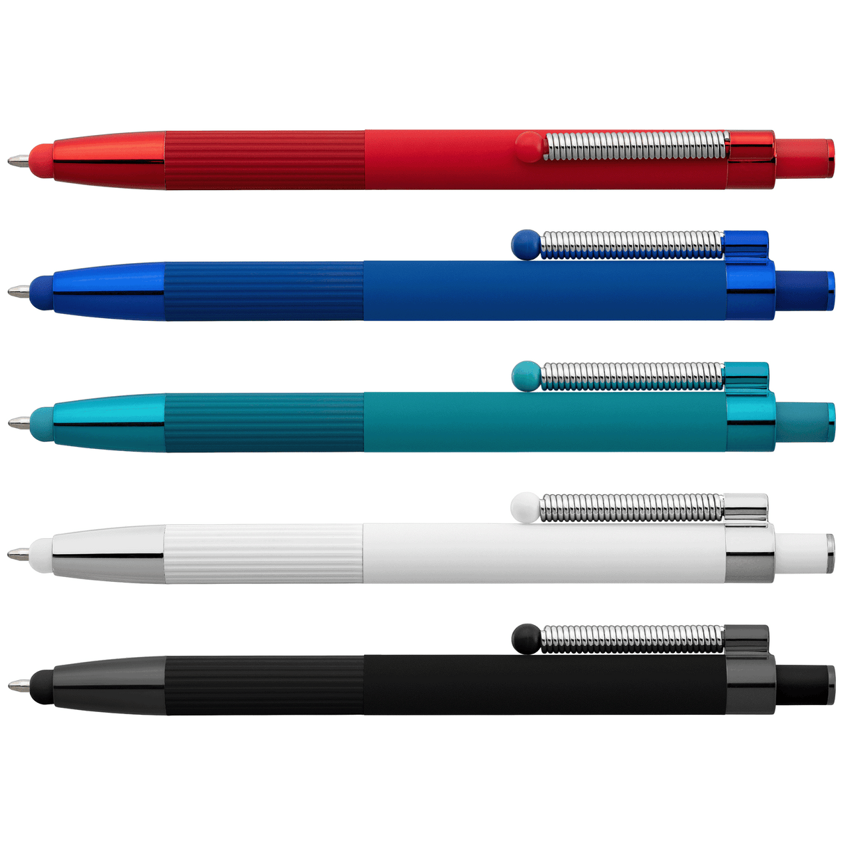 Lisbon Recycled Aluminum Monochrome Fidget  Stylus Pen