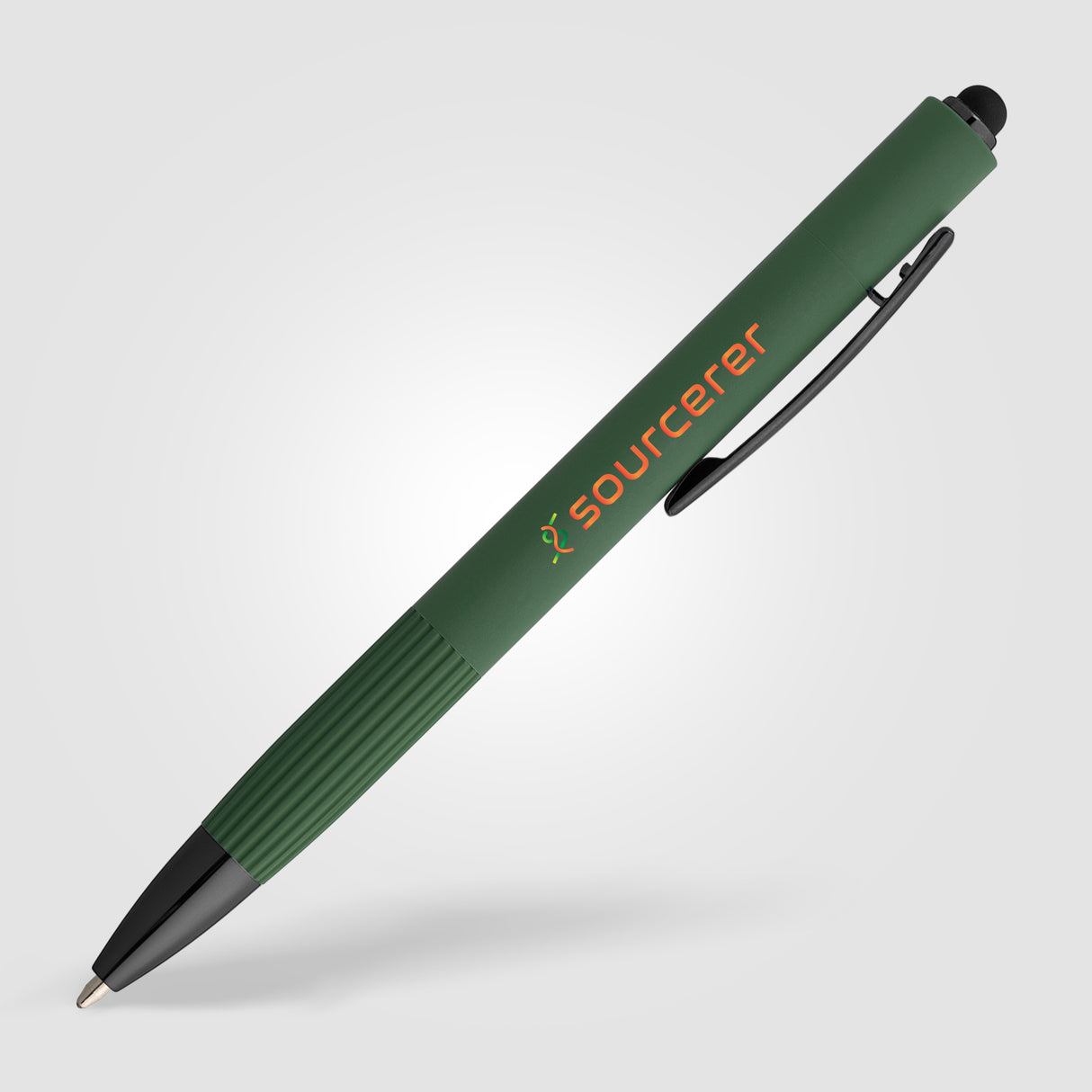 Saga Recycled Aluminum Bolt Action Stylus Pen