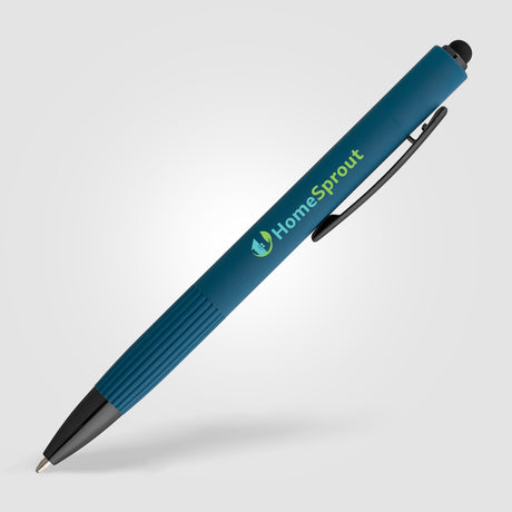 Saga Recycled Aluminum Bolt Action Stylus Pen
