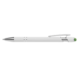 Ellipse Softy White Barrel Metal Pen w/ Stylus