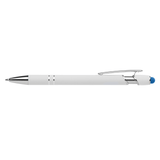 Ellipse Softy White Barrel Metal Pen w/ Stylus