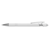 Ellipse Softy White Barrel Metal Pen w/ Stylus