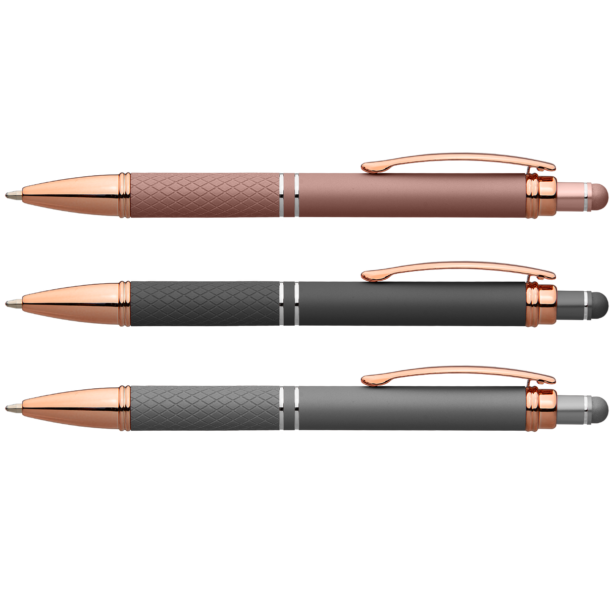 Phoenix Softy Rose Gold Metallic Pen w/ Stylus