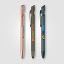 Pacific Softy Monochrome Metallic Pen w/ Stylus