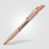 Pacific Softy Monochrome Metallic Pen w/ Stylus