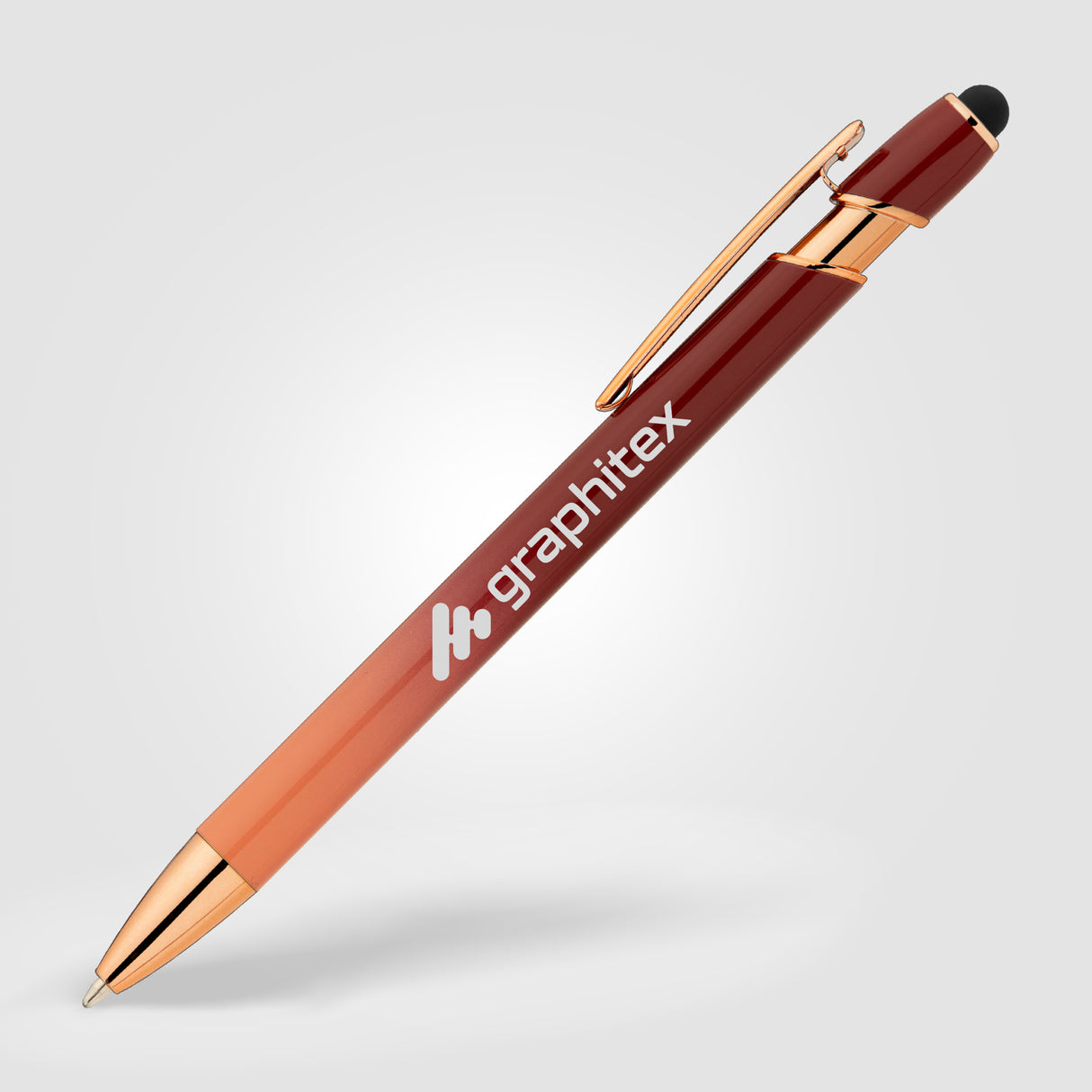 Ellipse Ombre Rose Gold Stylus Pen