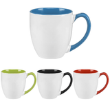 15 oz. Two-Tone Ceramic Bistro Mug