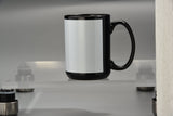 SimpliColor 15 oz. Black Ceramic Mug