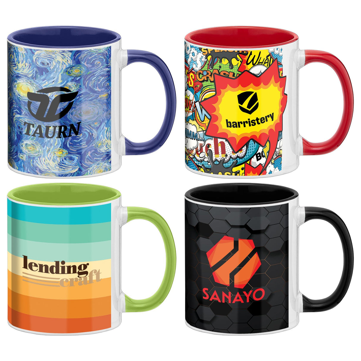 SimpliColor 12 oz. Ceramic Mug with ColorPop