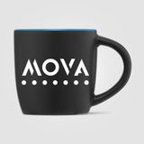 Zanzibar - 12 oz. Matte Black Ceramic Mug with ColorPop