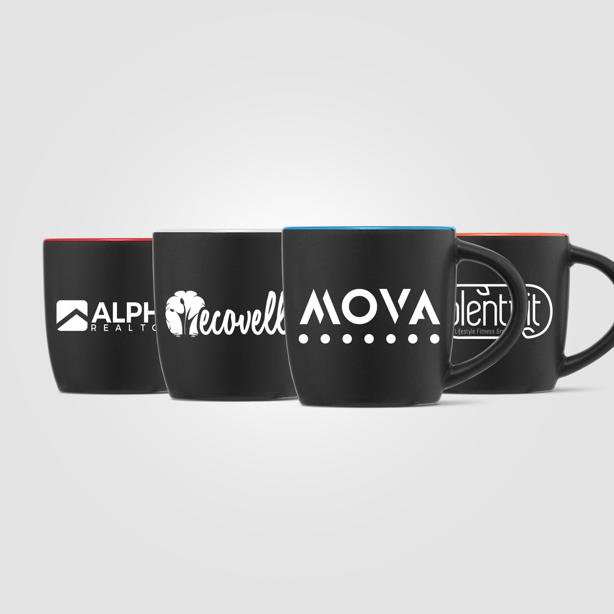 Zanzibar - 12 oz. Matte Black Ceramic Mug with ColorPop