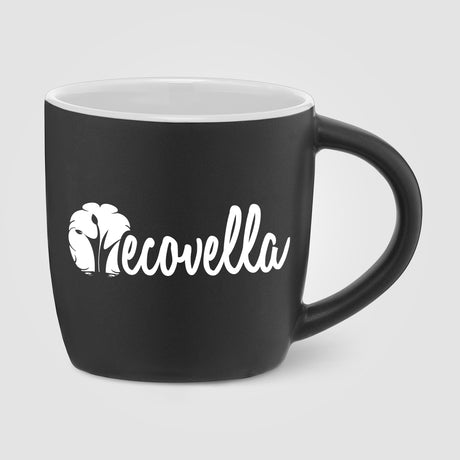 Zanzibar - 12 oz. Matte Black Ceramic Mug with ColorPop