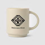 Café Duo - 11 oz. Ceramic Mug & Bamboo Board Set