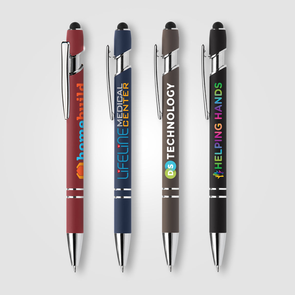 Ellipse Softy Recycled Aluminum Pen w/ Stylus + Anti-Fraud Ink