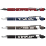 Ellipse Softy Recycled Aluminum Pen w/ Stylus + Anti-Fraud Ink