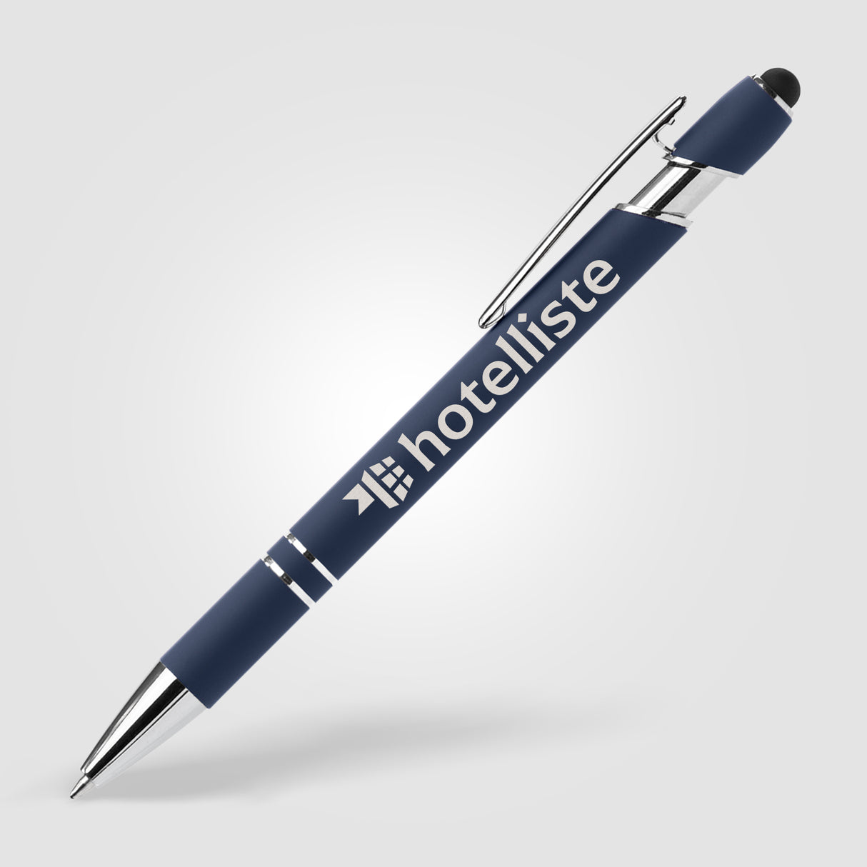Ellipse Softy Recycled Aluminum Pen w/ Stylus + Anti-Fraud Ink