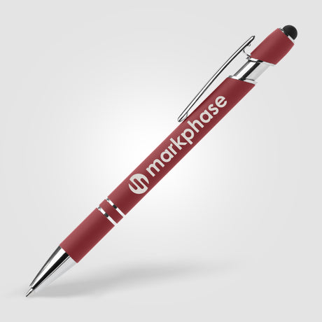 Ellipse Softy Recycled Aluminum Pen w/ Stylus + Anti-Fraud Ink