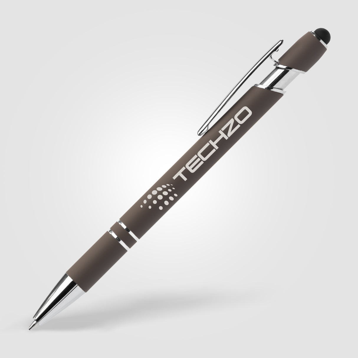 Ellipse Softy Recycled Aluminum Pen w/ Stylus + Anti-Fraud Ink